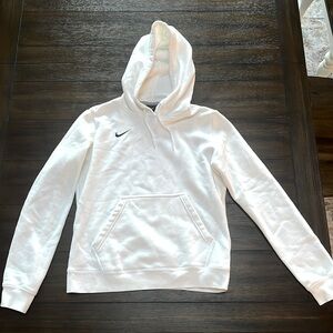Women’s White Nike Swoosh Hoodie Size Small